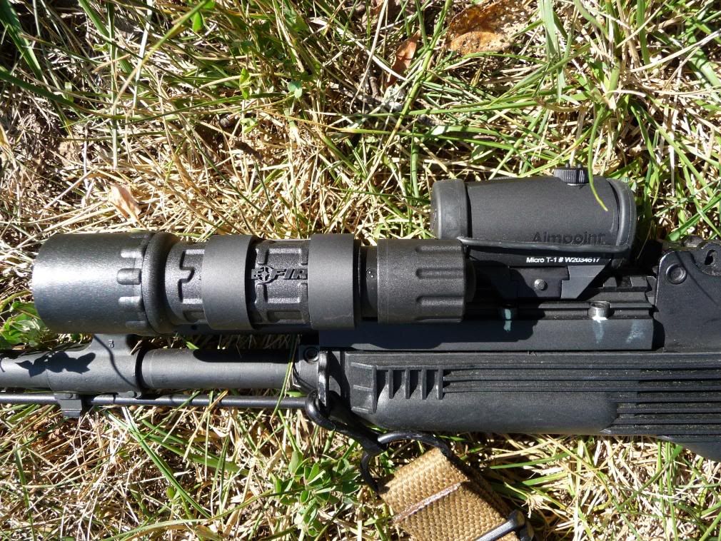 Best way to mount a flashlight on a AK?